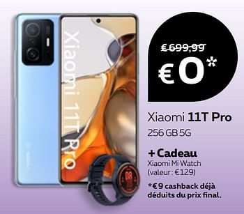 Promotions Xiaomi 11t pro 256 gb 5g - Xiaomi - Valide de 19/11/2021 à 29/11/2021 chez Proximus