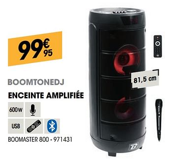 Promotions Boomtonedj enceinte amplifiée boomaster 800 - Produit Maison - Electro Depot - Valide de 24/11/2021 à 05/12/2021 chez Electro Depot