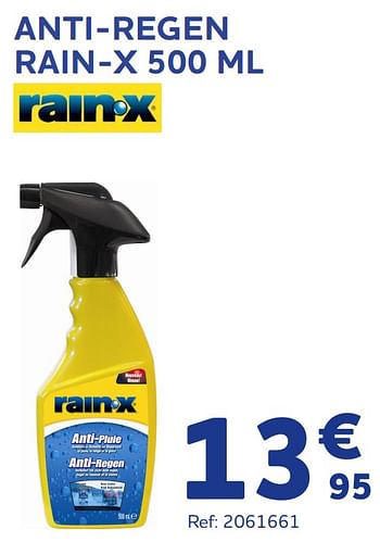 Promotions Anti-regen rain-x - Rain'X - Valide de 18/11/2021 à 04/01/2022 chez Auto 5