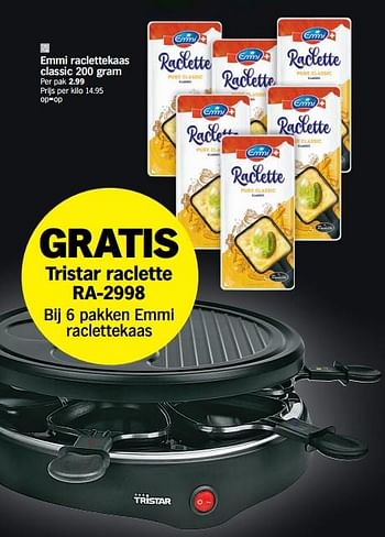 Promotions Emmi raclettekaas classic - Emmi - Valide de 22/11/2021 à 28/11/2021 chez Albert Heijn