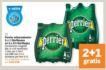 Promoties Perrier mineraalwater - Perrier - Geldig van 22/11/2021 tot 28/11/2021 bij Albert Heijn