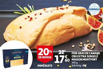Promo Foie gras de canard cru chez Lidl