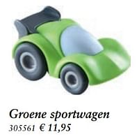 Groene sportwagen-Haba