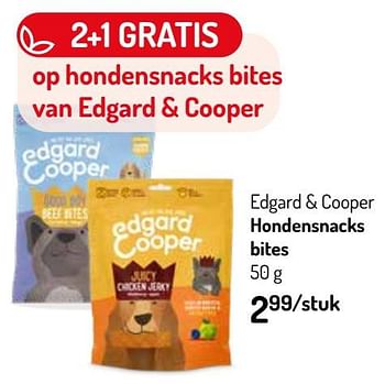 Promoties Edgard + cooper hondensnacks bites - Edgard & Cooper - Geldig van 24/11/2021 tot 05/12/2021 bij Oh'Green