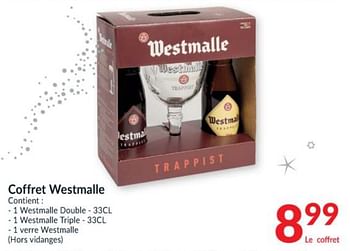 Promotions Coffret westmalle - Westmalle - Valide de 23/11/2021 à 31/12/2021 chez Intermarche