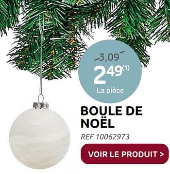 Promotions Boule de noël - Produit maison - Brico - Valide de 01/12/2021 à 03/01/2022 chez Brico