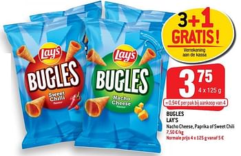 Promoties Bugles lay`s - Lay's - Geldig van 01/12/2021 tot 07/12/2021 bij Smatch