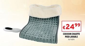 Promotions Coussin chauffe pied lavable - Produit maison - Trafic  - Valide de 01/12/2021 à 05/12/2021 chez Trafic