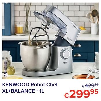 Promoties Kenwood robot chef xl+balance - 1l - Kenwood - Geldig van 01/12/2021 tot 31/12/2021 bij Euro Shop