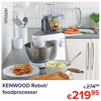 Promoties Kenwood robot- foodprocessor - Kenwood - Geldig van 01/12/2021 tot 31/12/2021 bij Euro Shop