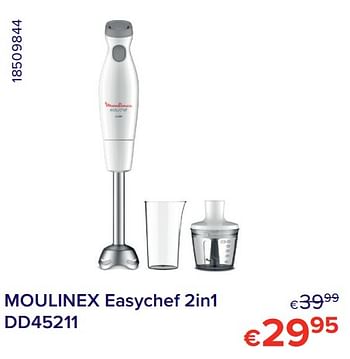 Promoties Moulinex easychef 2in1 dd45211 - Moulinex - Geldig van 01/12/2021 tot 31/12/2021 bij Euro Shop