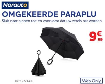 Promoties Omgekeerde paraplu - Norauto - Geldig van 30/11/2021 tot 04/01/2022 bij Auto 5