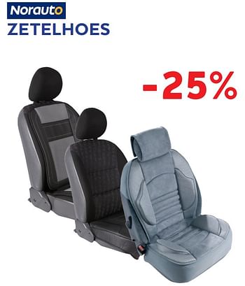Promoties Zetelhoes -25% - Norauto - Geldig van 30/11/2021 tot 04/01/2022 bij Auto 5