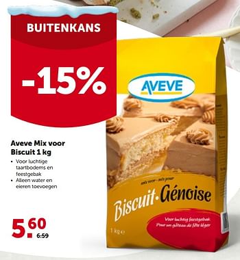 Promotions Aveve mix voor biscuit - Produit maison - Aveve - Valide de 01/12/2021 à 11/12/2021 chez Aveve