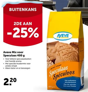 Promoties Aveve mix voor speculaas - Huismerk - Aveve - Geldig van 01/12/2021 tot 11/12/2021 bij Aveve