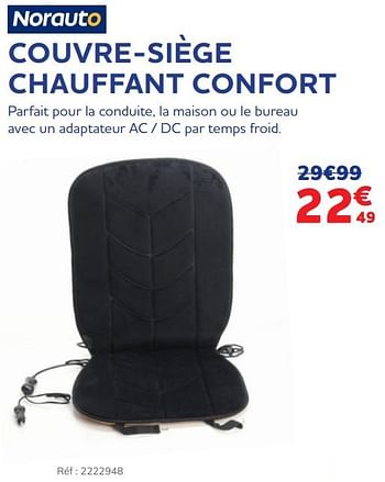 Promotions Couvre-siège chauffant confort - Norauto - Valide de 30/11/2021 à 04/01/2022 chez Auto 5