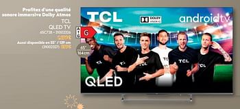 Promotions Tcl qled tv 65c728 - TCL - Valide de 01/12/2021 à 31/12/2021 chez Krefel