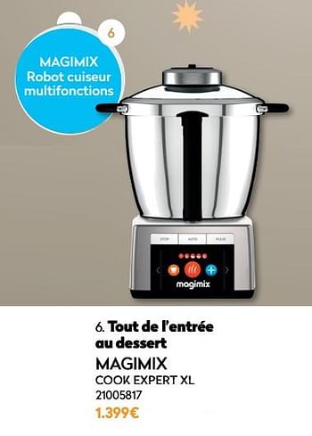 Promotions Magimix robot cuiseur multifonctions cook expert xl - Magimix - Valide de 01/12/2021 à 31/12/2021 chez Krefel