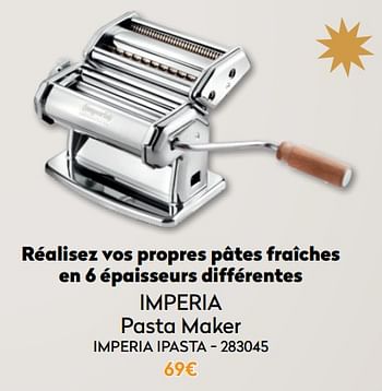 Promotions Imperia pasta maker imperia ipasta - Imperia - Valide de 01/12/2021 à 31/12/2021 chez Krefel