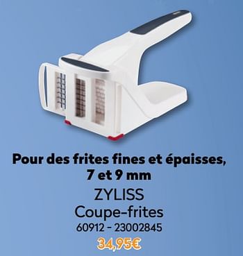 Promotions Zyliss coupe-frites - Zyliss - Valide de 01/12/2021 à 31/12/2021 chez Krefel