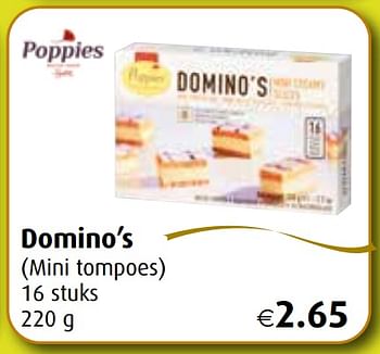 Promoties Domino’s - Poppies - Geldig van 29/11/2021 tot 31/12/2021 bij Aronde