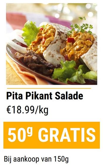 Promoties Pita pikant salade - Huismerk - Budgetslager - Geldig van 08/12/2021 tot 14/12/2021 bij Budgetslager