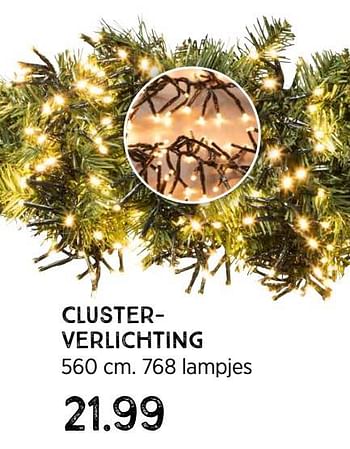 Promoties Clusterverlichting - Huismerk - Xenos - Geldig van 29/11/2021 tot 12/12/2021 bij Xenos