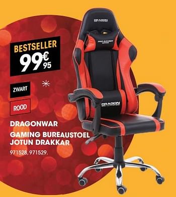 Promoties Gaming bureaustoel jotun drakkar - DRAGON WAR - Geldig van 07/12/2021 tot 24/12/2021 bij Electro Depot