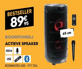 Promoties Actieve speaker boomaster 600 - Huismerk - Electro Depot - Geldig van 07/12/2021 tot 24/12/2021 bij Electro Depot