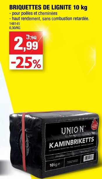 Union - Briquette de Lignite