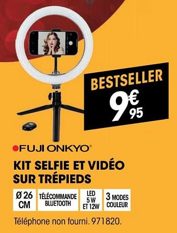 Promotions Kit selfie et vidéo sur trépieds - Fujifilm - Valide de 07/12/2021 à 24/12/2021 chez Electro Depot