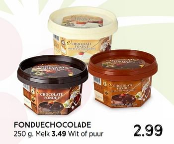 Promoties Fonduechocolade wit of puur - Huismerk - Xenos - Geldig van 06/12/2021 tot 02/02/2022 bij Xenos