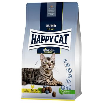 CAT Happy Culinary Adult (Kip) Kattenvoer Dubbelpak 2 x 1,3 kg - Promotie bij Zooplus