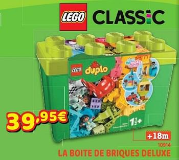 LEGO DUPLO Classic 10914 La Boîte de Briques Deluxe Jeu de