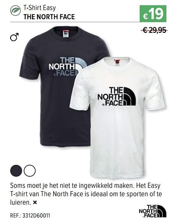 Promoties T-shirt easy the north face - The North Face - Geldig van 02/12/2021 tot 02/01/2022 bij A.S.Adventure