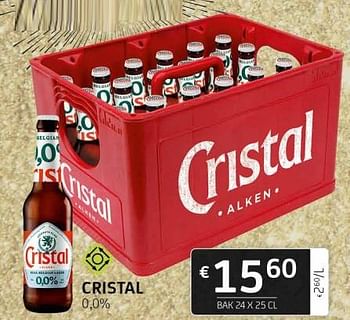 Promoties Cristal - Cristal - Geldig van 17/12/2021 tot 02/01/2022 bij BelBev