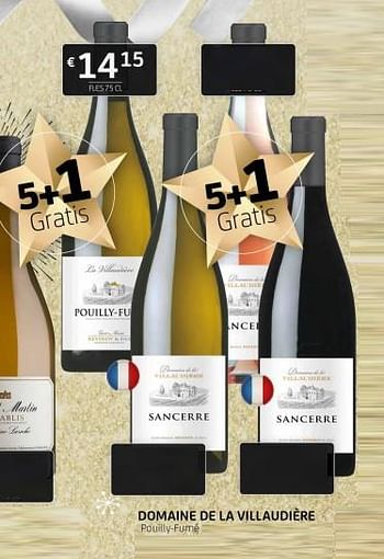 Promoties Domaine de la v`llaudière - Witte wijnen - Geldig van 17/12/2021 tot 02/01/2022 bij BelBev