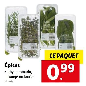 Promo Sel de l'île de Ré Et épices Bio chez Lidl