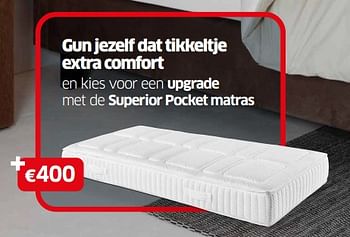Promoties Superior pocket matras - Huismerk - Sleeplife - Geldig van 03/01/2022 tot 31/01/2022 bij Sleeplife