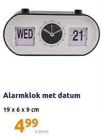 Alarmklok met datum-Huismerk - Action