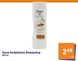 Dove bodylotion pampering