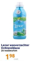 Promoties Lenor wasverzachter ochtenddauw - Lenor - Geldig van 22/12/2021 tot 28/12/2201 bij Action