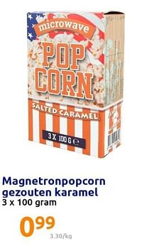 Magnetronpopcorn gezouten karamel-Huismerk - Action
