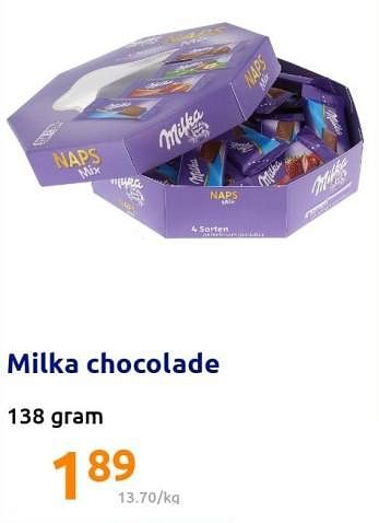 Promotions Milka chocolade - Milka - Valide de 22/12/2021 à 28/12/2201 chez Action