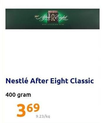 Promoties Nestlé after eight classic - Nestlé - Geldig van 22/12/2021 tot 28/12/2201 bij Action