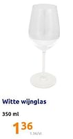 Promoties Witte wijnglas - Huismerk - Action - Geldig van 22/12/2021 tot 28/12/2201 bij Action