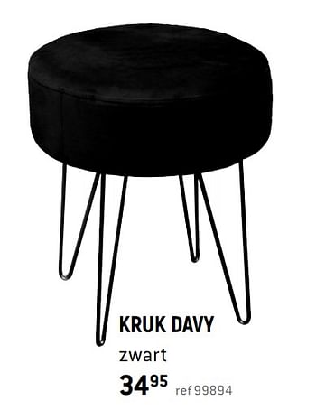 Promoties Kruk davy - Huismerk - Free Time - Geldig van 20/12/2021 tot 10/01/2022 bij Freetime