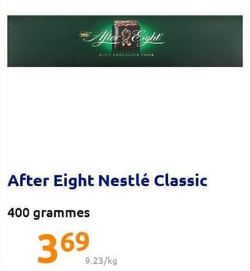 Promoties After eight nestlé classic - Nestlé - Geldig van 22/12/2021 tot 28/12/2201 bij Action