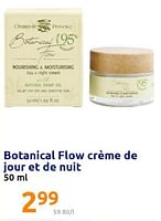 Promotions Botanical flow crème de jour et de nuit - Produit Maison - Action - Valide de 22/12/2021 à 28/12/2201 chez Action