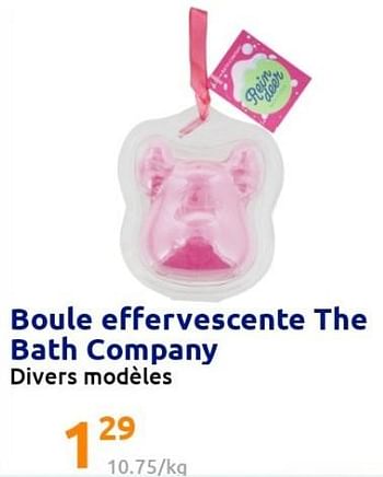 Promotions Boule effervescente the bath company - Produit Maison - Action - Valide de 22/12/2021 à 28/12/2201 chez Action